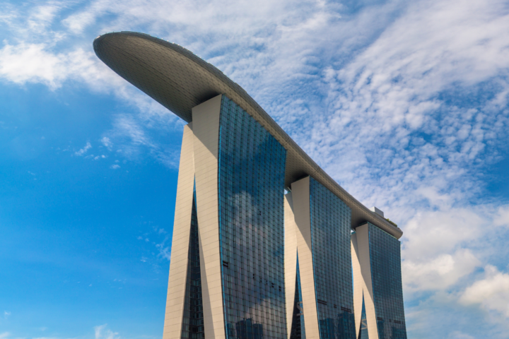 Szingapúr jelképe, a Marina Bay Sands