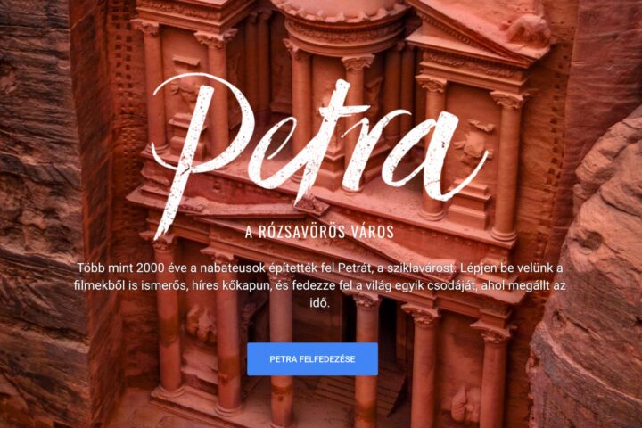 Tarts velünk egy virtuális sétára Petrában!