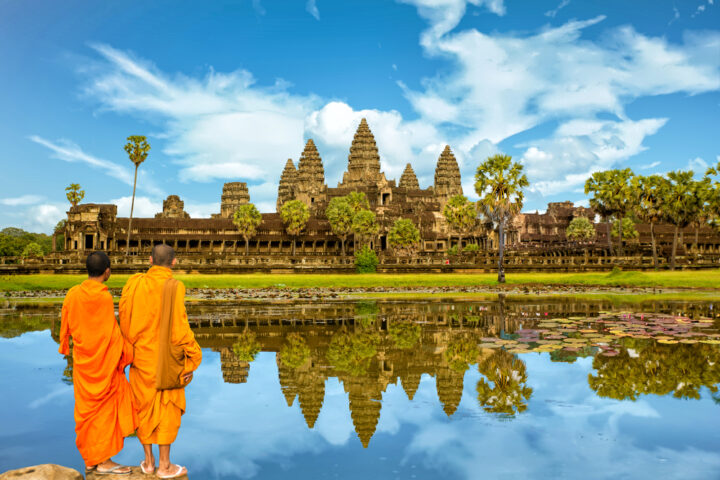 A kambodzsai Angkor Wat a világ egyik leghíresebb temploma